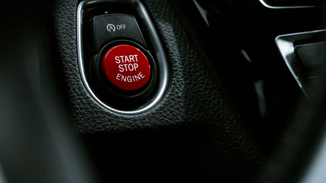Car engine start-stop button