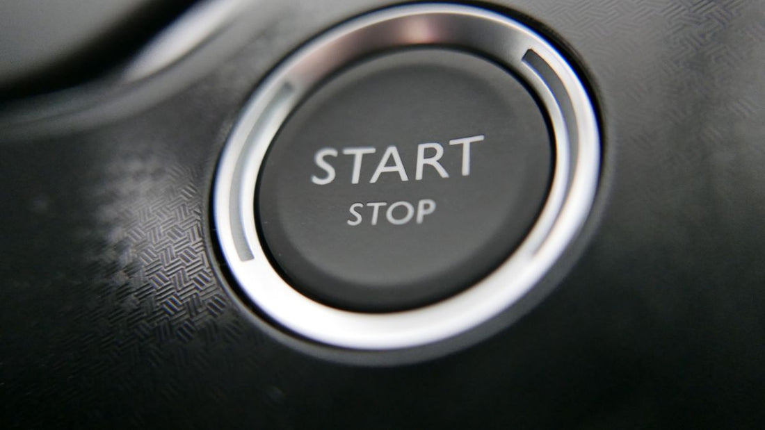 Car keyless ignition start-stop button
