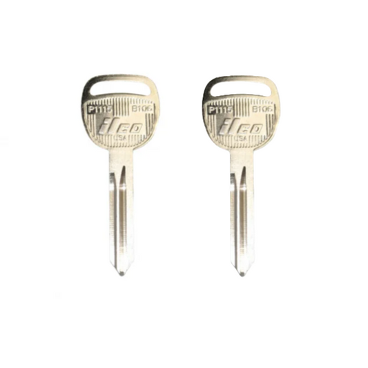 GM Metal Key Blank – B106 / P1115 (Pack Of 2) | Executive Car Keys
