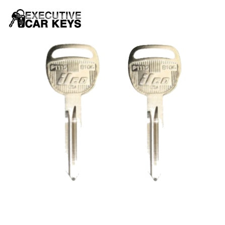 Executive Car Keys - B106 metal key blank