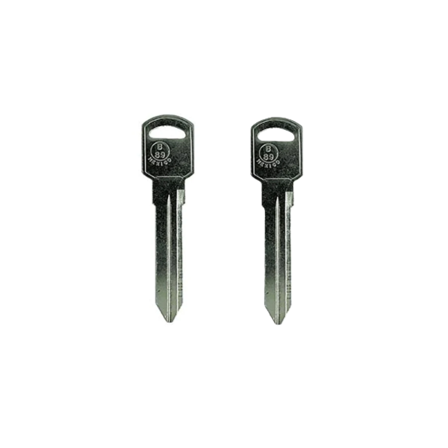 GMC Safari 2000-2007 (B89 - GM-25 - P1107)- GM - Metal Key Blank (Pack Of 2)