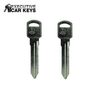 Chevrolet Silverado 1995-2005 (B89 - GM-25 - P1107)- GM - Metal Key Blank (Pack Of 2)