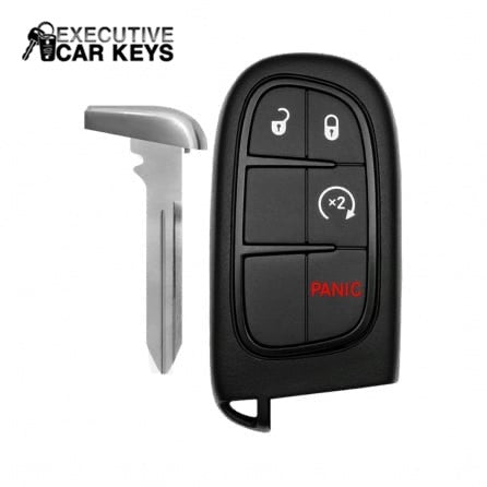 Jeep Cherokee 2014-2024+ (4 Button) Remote Start Key Fob Replacement | Executive Car Keys