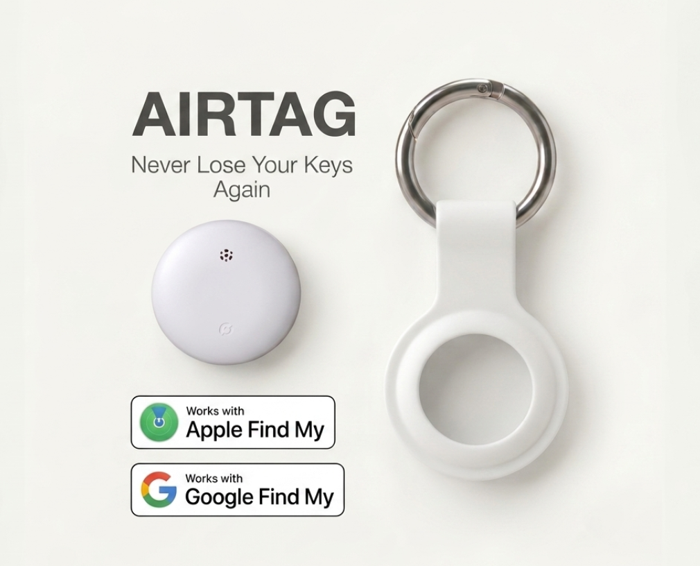 Universal AirTag & Keychain Mount