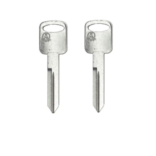 H75 - FO-15D - 1196FD - Ford - Metal Key Blank (Pack Of 2)