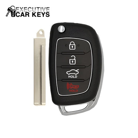 Hyundai Sonata 2017-2020 (4-Button) Flip Key | Executive Car Keys
