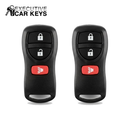 Nissan Versa 2007-2013 (Remote) 2 Pack Key Fob Replacement | Executive Car Keys