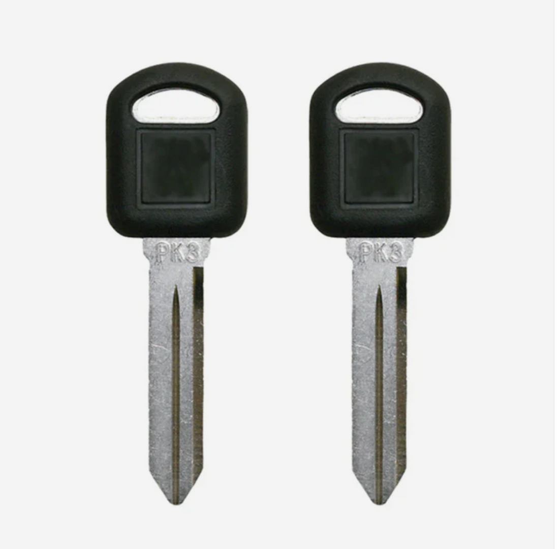 Pontiac Trans Sport 1999 (Transponder Chip Key) 2 Pack