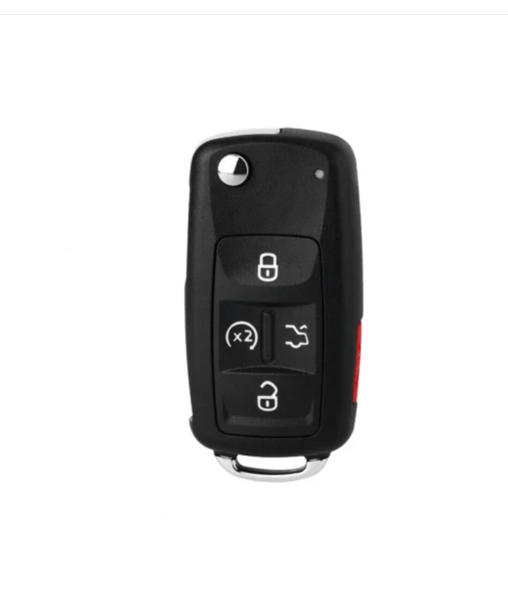 Volkswagen Touareg 2010-2016 (Flip Key) 4 Button